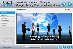 Smart Management Managing a Geographically Distributed Workforce Training 2